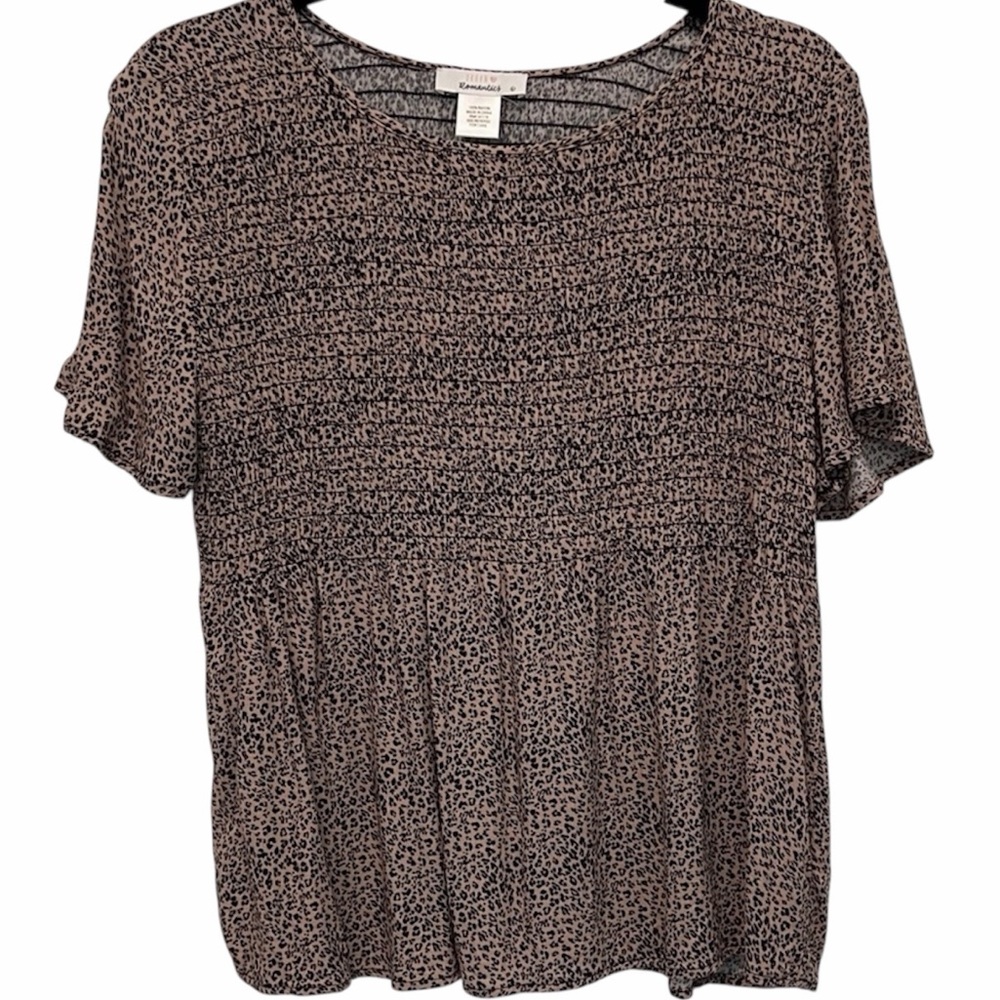 Urban Romantics Leopard Print Top